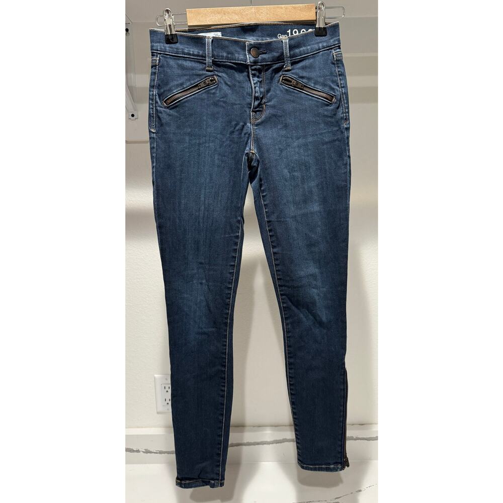 Gap Women's Legging‎ Jean Size 25R Zipper Pockets